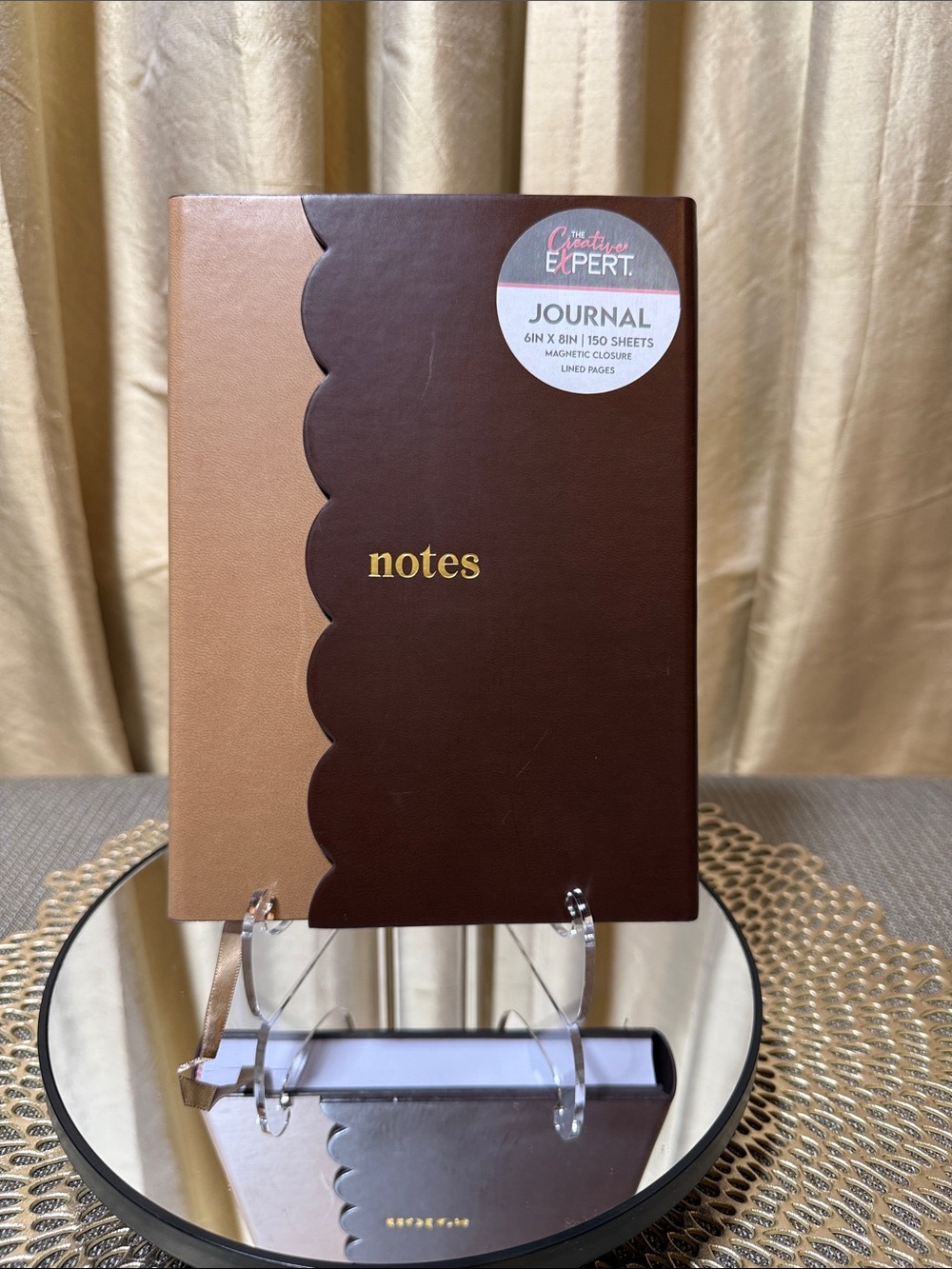 Brown & Tan 'Notes' Journal